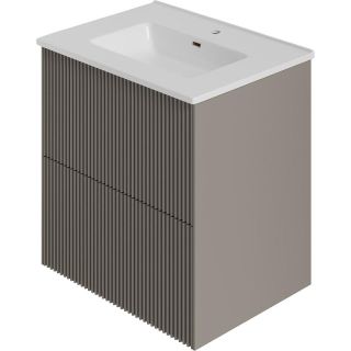 Тумба под раковину La Fenice Terra FNC-01-TER-C-60-2 Бежевая матовая 60 см